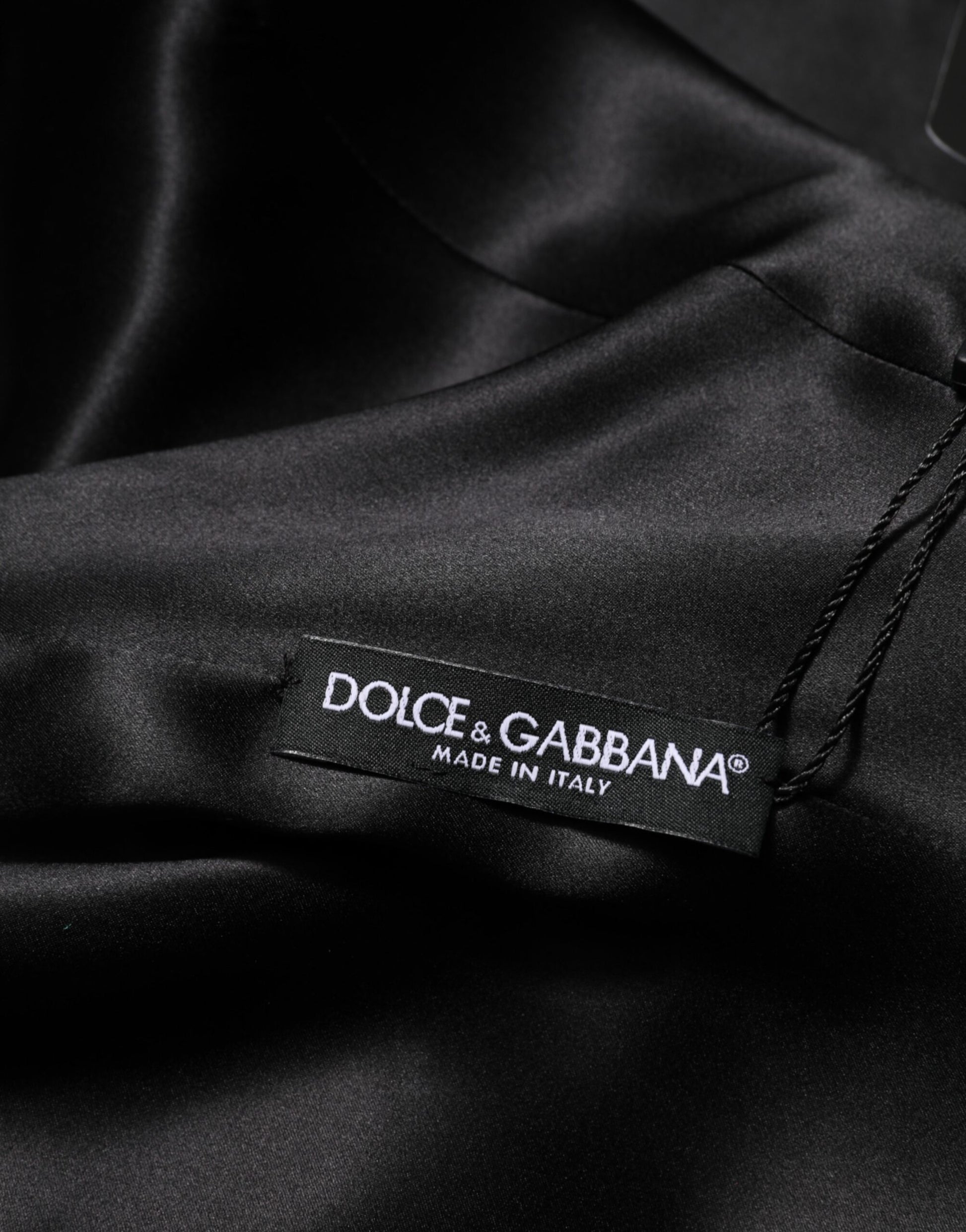Dolce & Gabbana Green Viscose Acetate Mini Long Sleeve Dress
