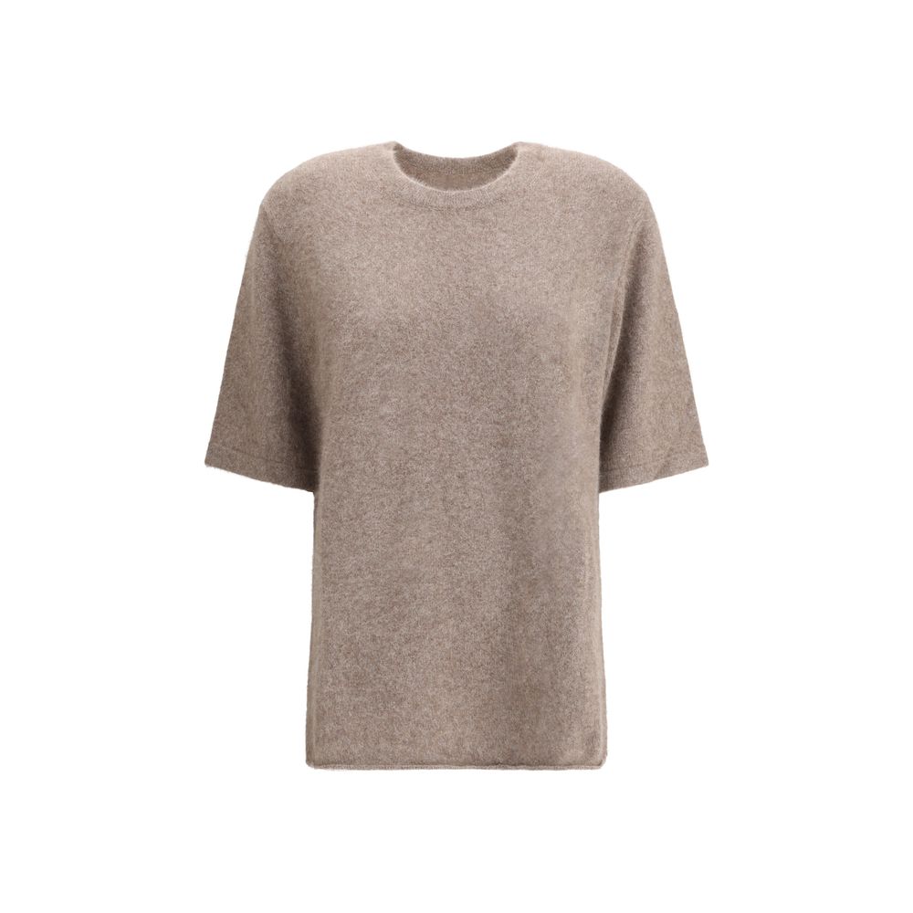 Loulou De Saison Beige Wool Sweatshirt Loulou De Saison