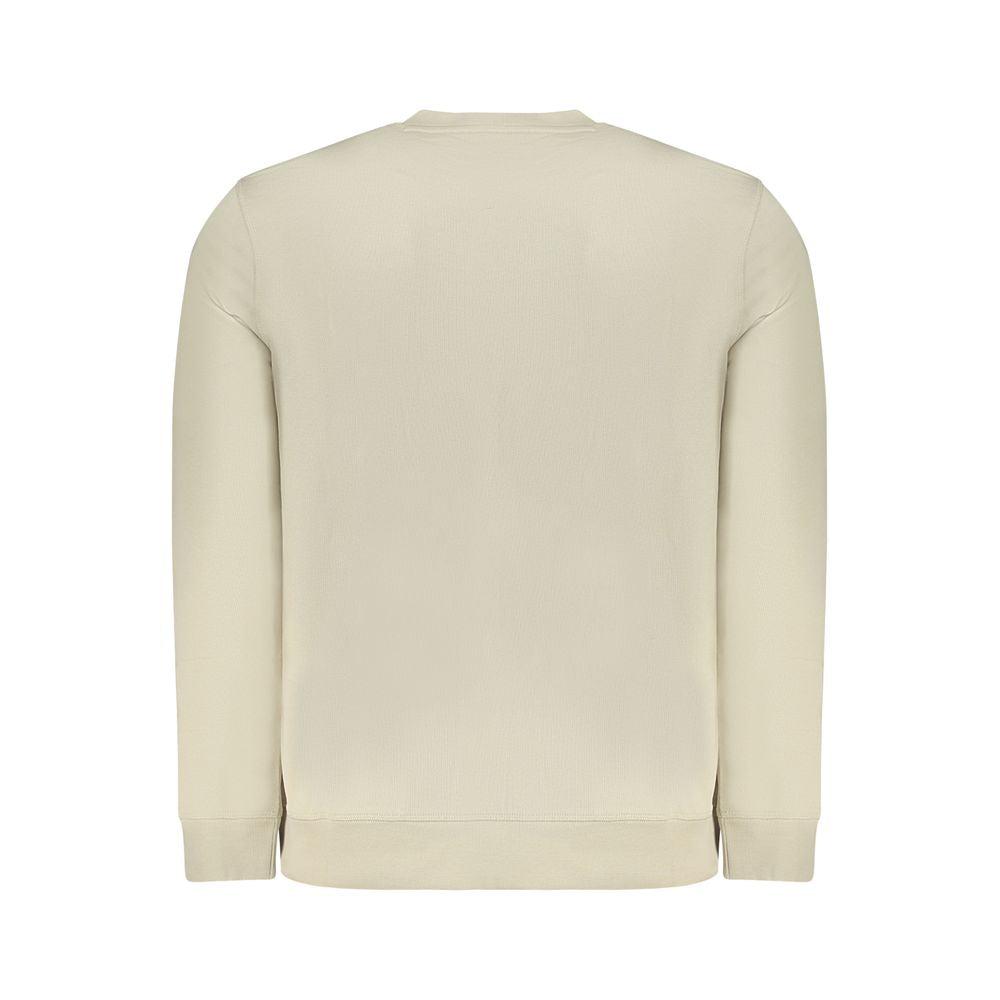 Hugo Boss Beige Cotton Men Sweatshirt Hugo Boss