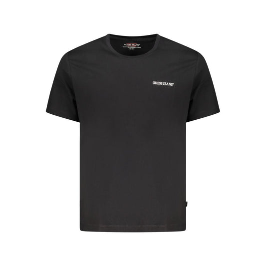 Guess Jeans Black Cotton Men T-Shirt Guess Jeans