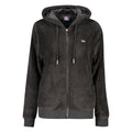 Norway 1963 Nero polyester women's jacket with a sleek black design, front zipper, and stylish collar.