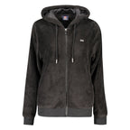 Norway 1963 Nero polyester women's jacket with a sleek black design, front zipper, and stylish collar.