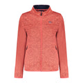 Norway 1963 Rosa polyester women's sweatshirt featuring a relaxed fit and casual style, displayed on a hanger.