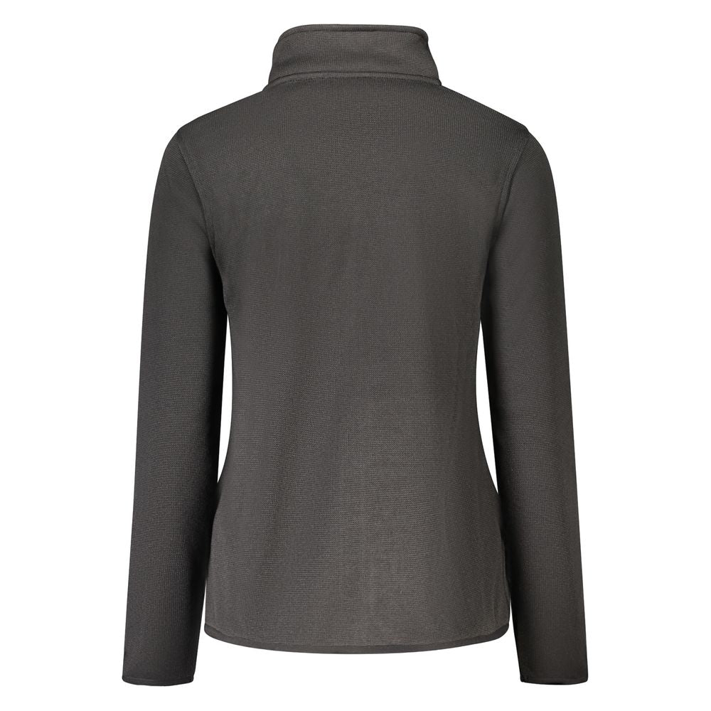 Black Norway 1963 polyester women's sweatshirt featuring a relaxed fit and subtle branding, perfect for casual wear.