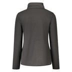 Black Norway 1963 polyester women's sweatshirt featuring a relaxed fit and subtle branding, perfect for casual wear.