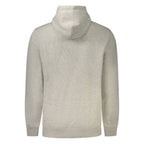 Tommy Hilfiger Grigio cotton men's sweatshirt with crew neck and long sleeves, casual and comfortable everyday wear.