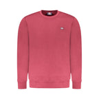 Norway 1963 red cotton men's sweatshirt with a crew neckline and long sleeves, casual style, on a plain background.