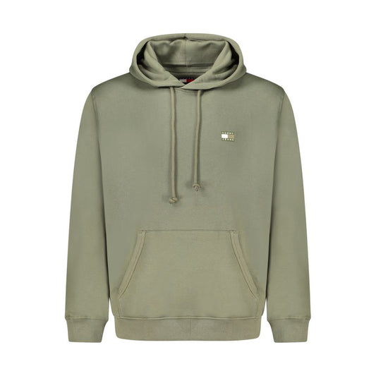 Tommy Hilfiger Verde Cotton Men's Sweatshirt Hoodie Tommy Hilfiger