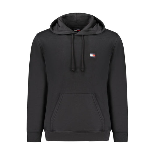 Tommy Hilfiger Black Cotton Men's Hoodie Tommy Hilfiger