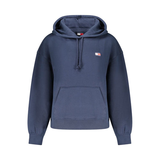 Tommy Hilfiger Blue Cotton Women Sweatshirt Tommy Hilfiger