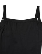 Laneus Black Square Neck Bodycon Ruched Mini Dress - Eljoys Fashion 