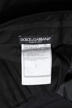 Dolce & Gabbana Black Wool Formal Dress Men Trousers Pants - Eljoys Fashion 