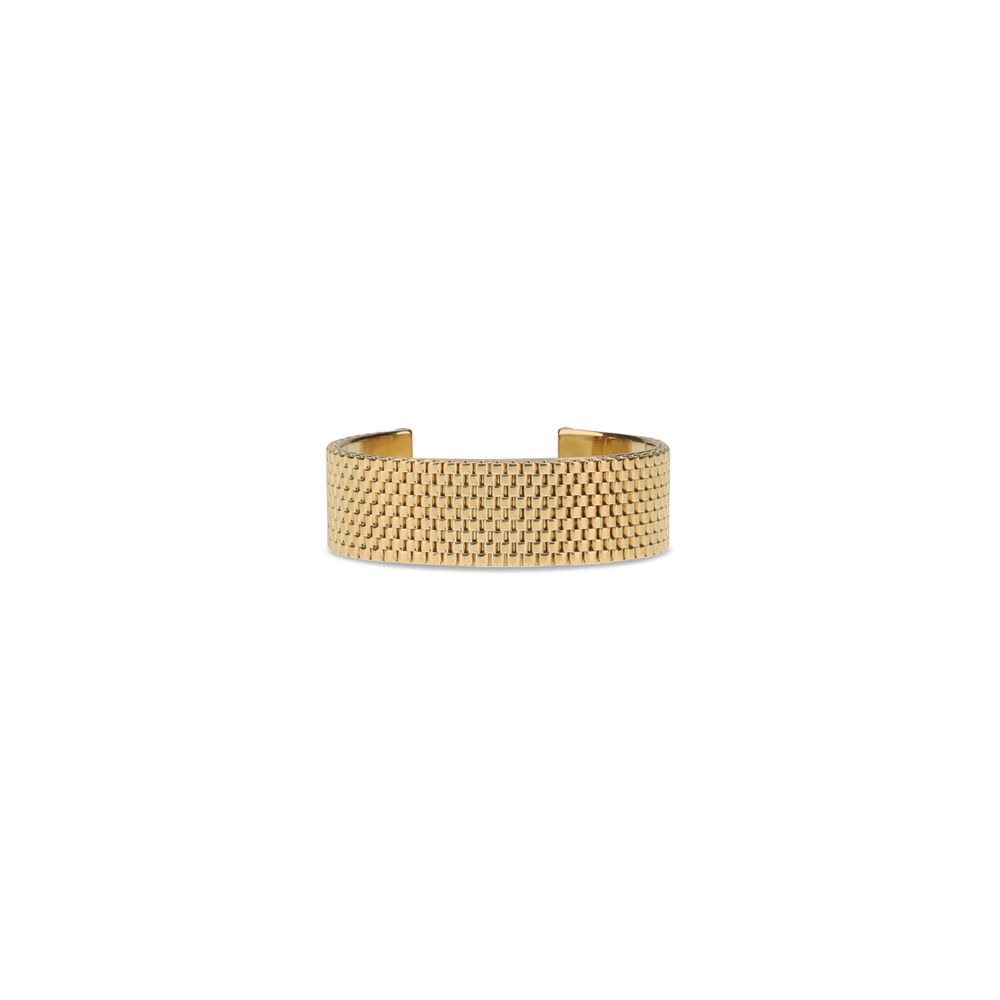 Jil Sander Gold Brass Bracelet Jil Sander