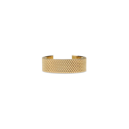 Jil Sander Gold Brass Bracelet Jil Sander