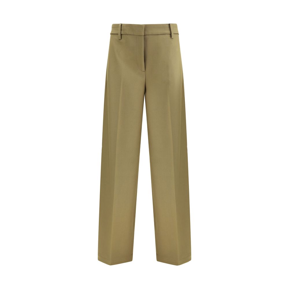 True Royal Bicolor Polyester Dress Pants True Royal