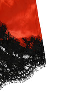 Dolce & Gabbana Red Silk Satin Lace Shorts Underwear - Eljoys Fashion 