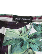 Dolce & Gabbana Eggplant Print High-Waist Briefs Underwear - Eljoys Fashion 