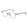 Max Mara transparent acetate eyeglass frames with clear lenses, stylish and lightweight for a modern, sophisticated look.