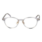 Max Mara transparent acetate glasses frames with a sleek, modern design and clear lenses for stylish eyewear.