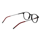 Hugo Boss black acetate glasses frames with sleek design and clear lenses, stylish eyewear for a sophisticated look.