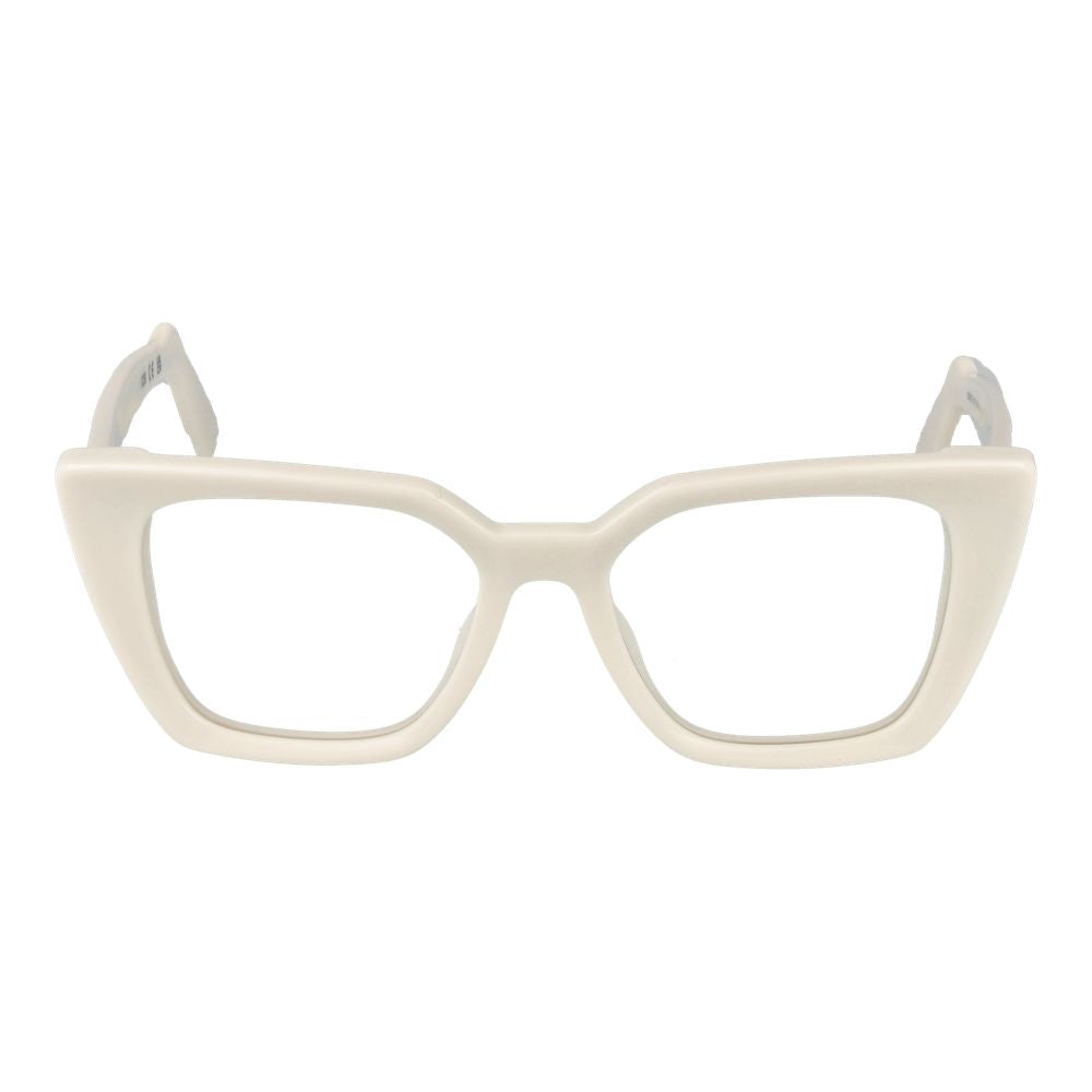 GCDS White Acetate Glasses Frames GCDS