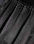 Dolce & Gabbana Black Silk Blend Lace Trim Sleeveless Mini Dress - Eljoys Fashion 