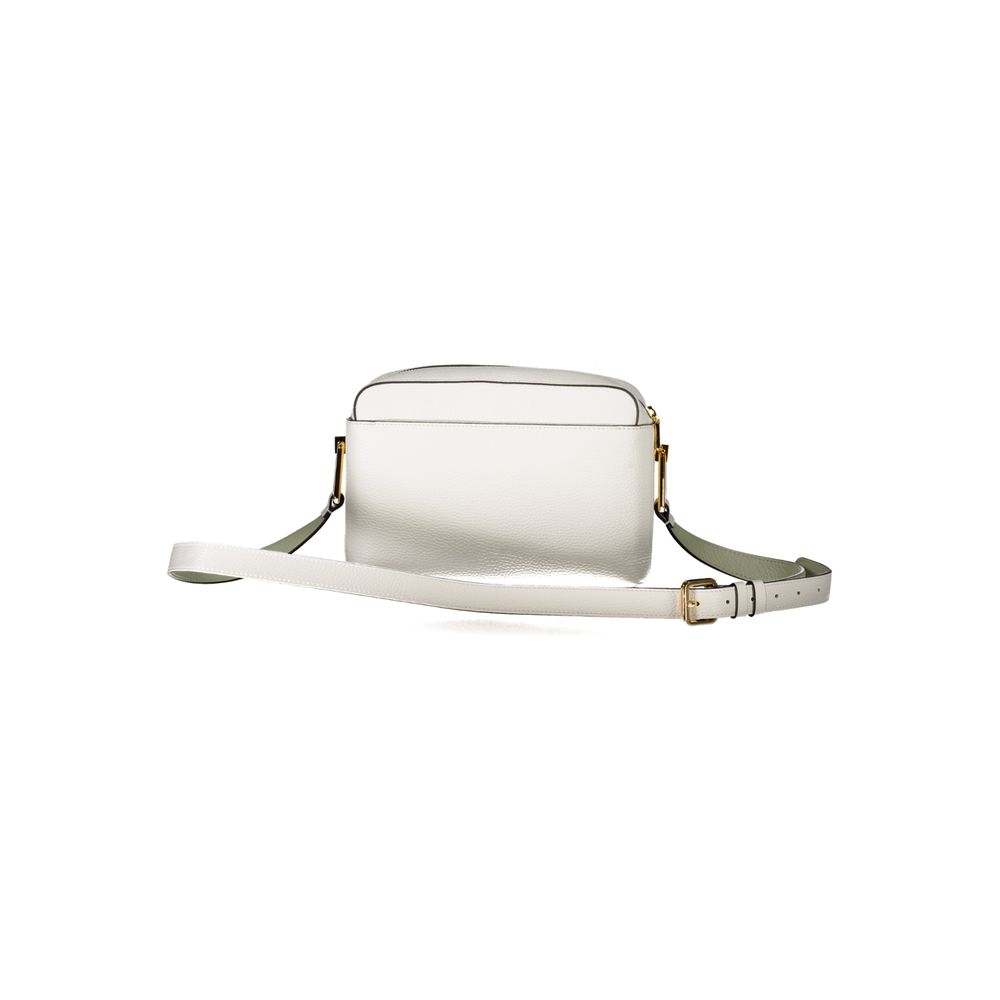 Coccinelle White Leather Shoulder Bag Coccinelle