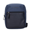 Piquadro Blue Fabric Crossbody Bag Piquadro