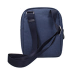 Piquadro Blue Fabric Crossbody Bag Piquadro