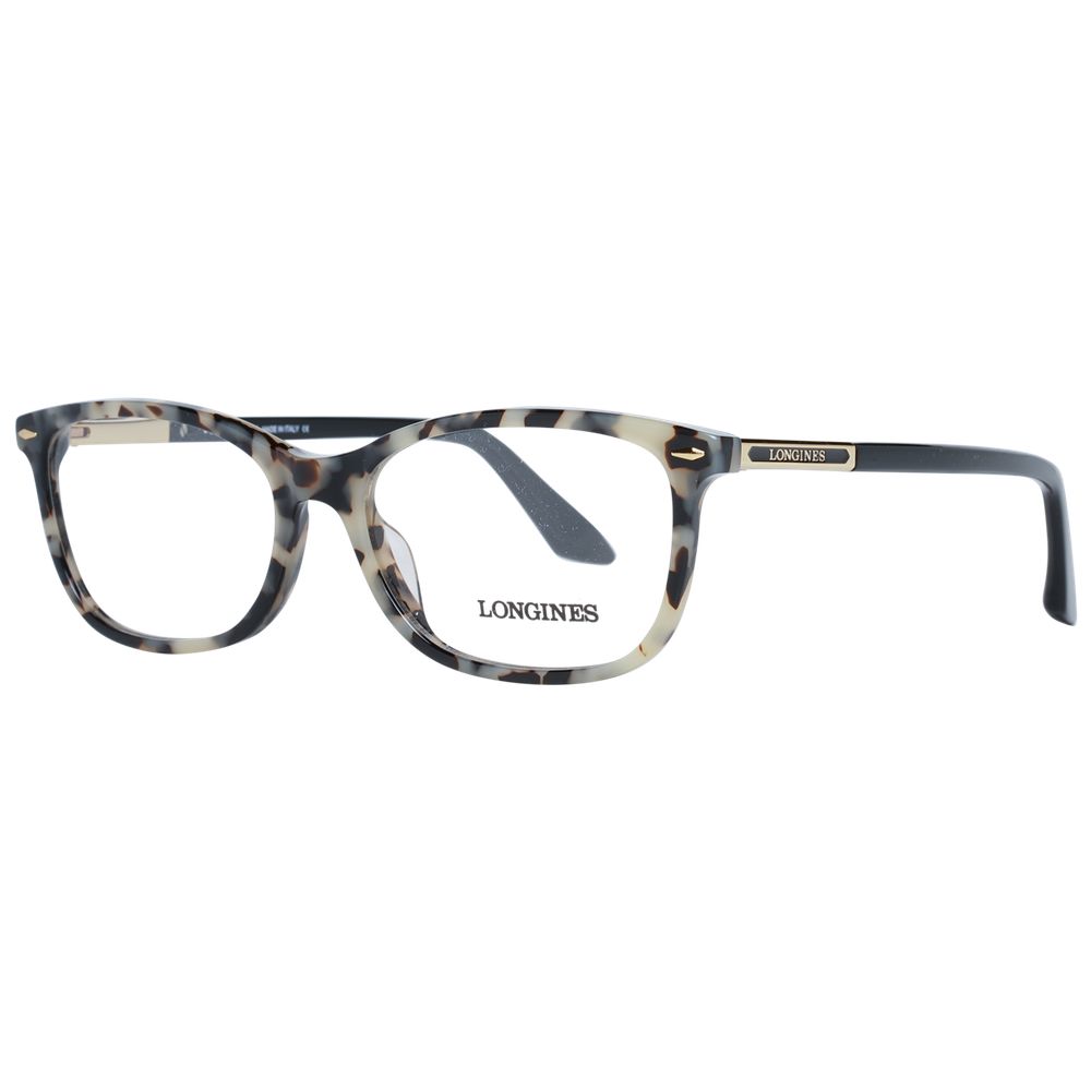 Longines multicolor plastic glasses frames with vibrant, lightweight design and clear lenses, stylish for everyday wear.