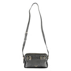 Twinset Nero polyurethane women’s handbag with sleek design and adjustable strap, stylish accessory for everyday use.