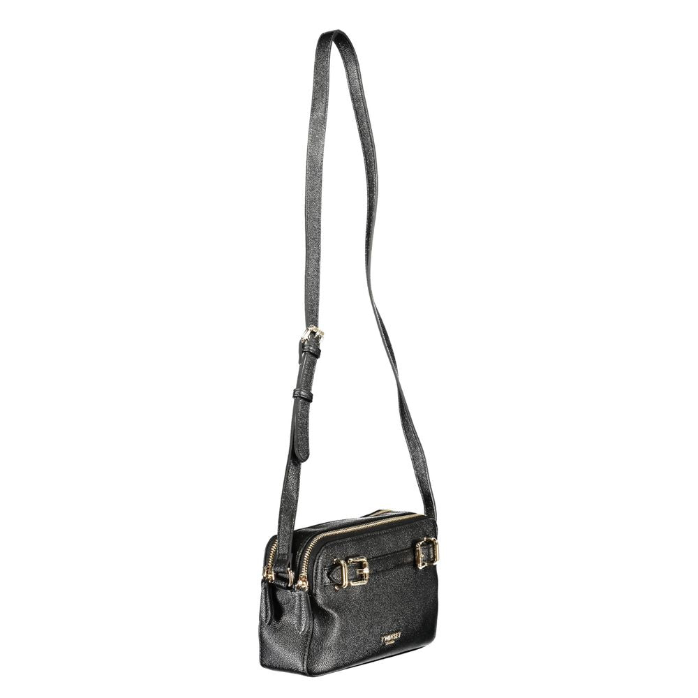 Twinset Nero polyurethane women’s bag with sleek design and minimalist style, featuring a smooth surface and structured shape.