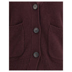 Lisa Yang Purple Cashmere Cardigan Lisa Yang