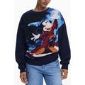Desigual Blu Cotton Women Sweatshirt - Eljoys Fashion 