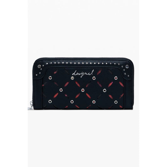 Desigual Nero Polyurethane Women Wallet Desigual