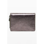 Desigual Bronzo polyurethane women's wallet with multiple card slots and a sleek, stylish design.