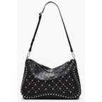 Desigual black polyurethane women's mini bag with adjustable strap and sleek design, suitable for everyday use.
