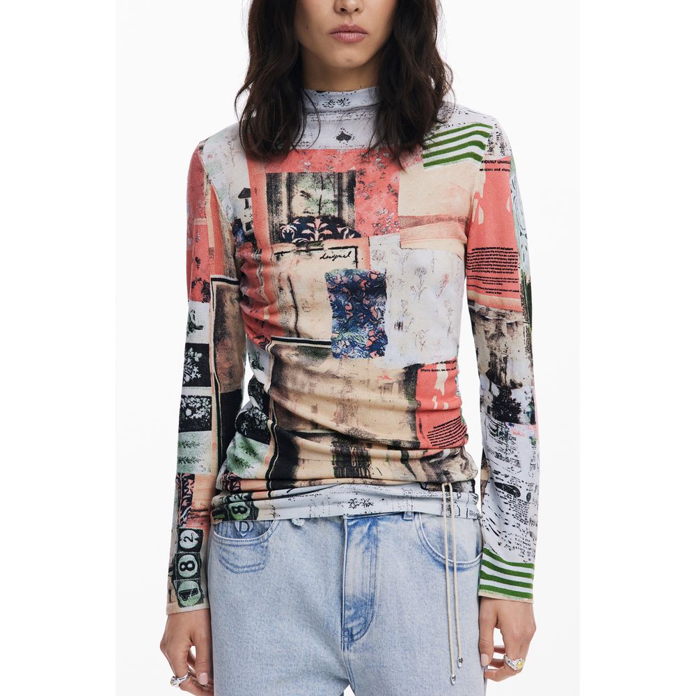 Desigual Rosa viscose women's jersey featuring a vibrant pink color and comfortable, flowy fabric.