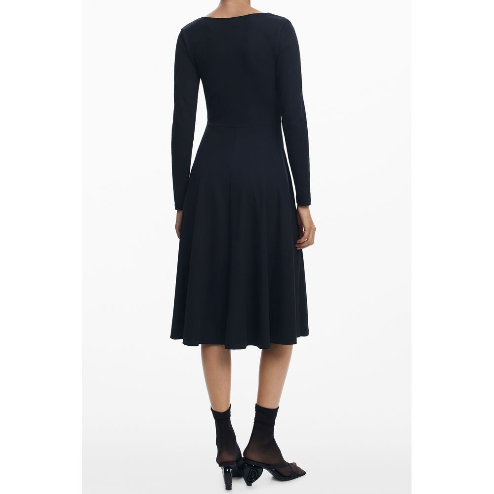 Desigual Black Cotton Women Dress Desigual