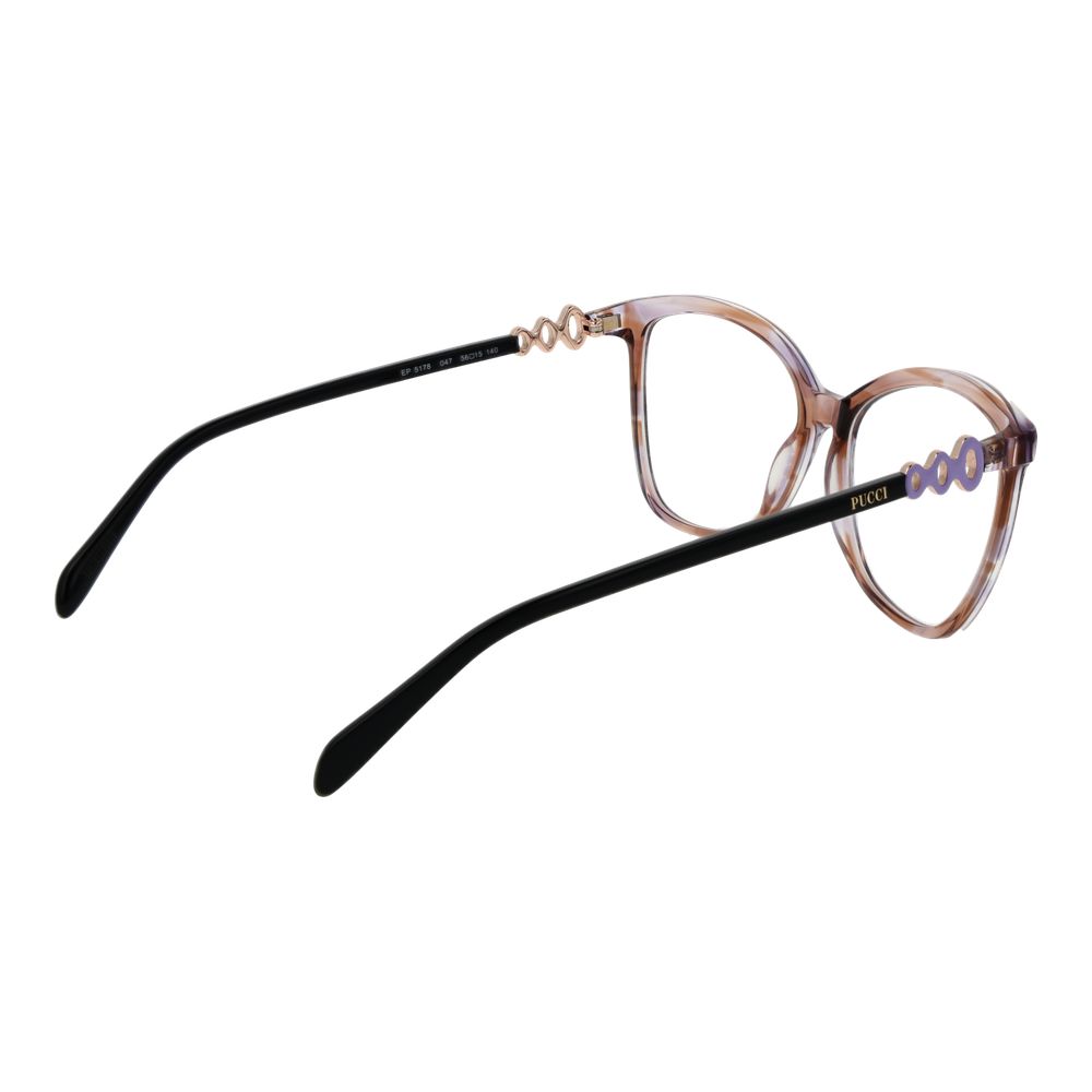 Emilio Pucci Brown Plastic Glasses Frames Emilio Pucci