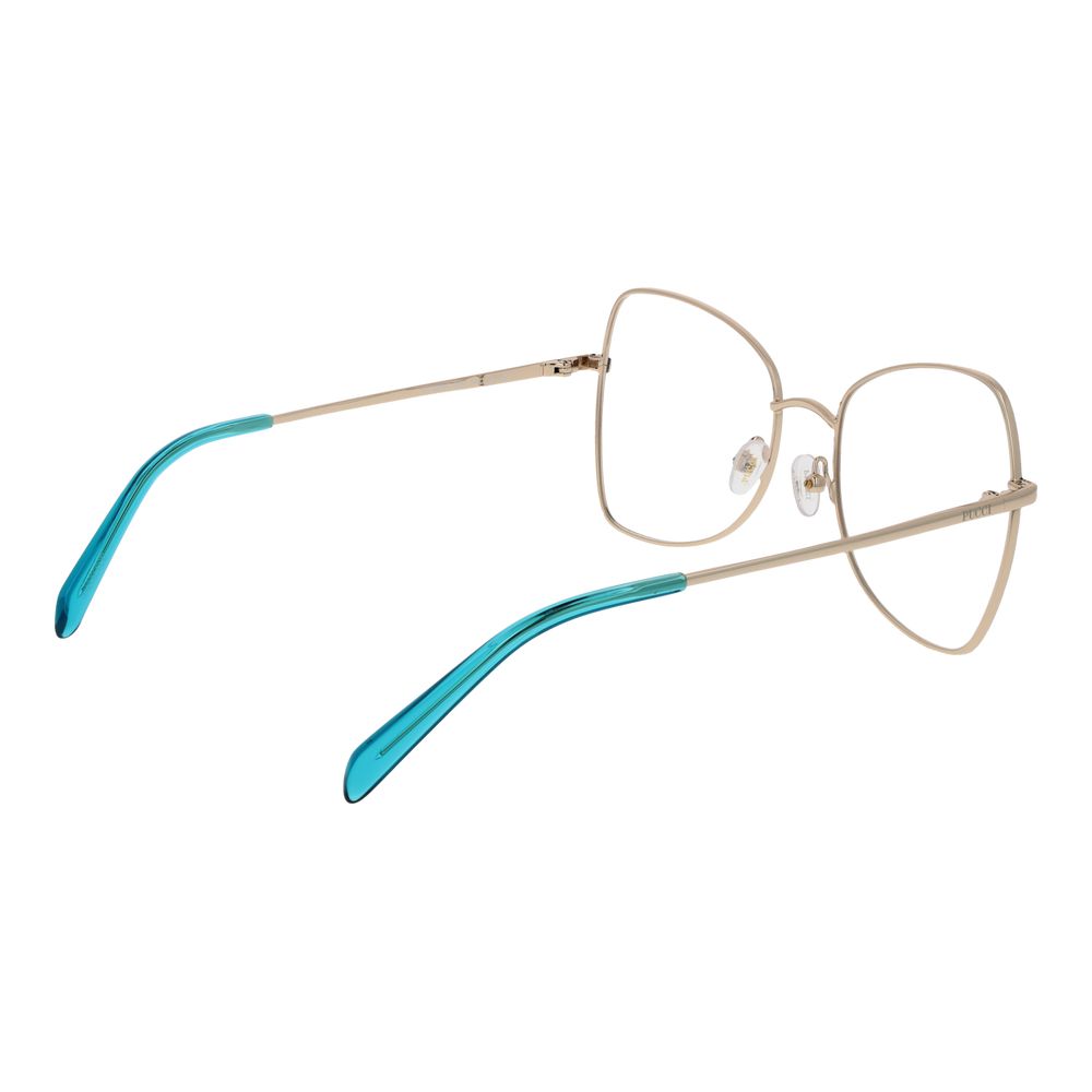 Emilio Pucci Black Metal Glasses Frames Emilio Pucci