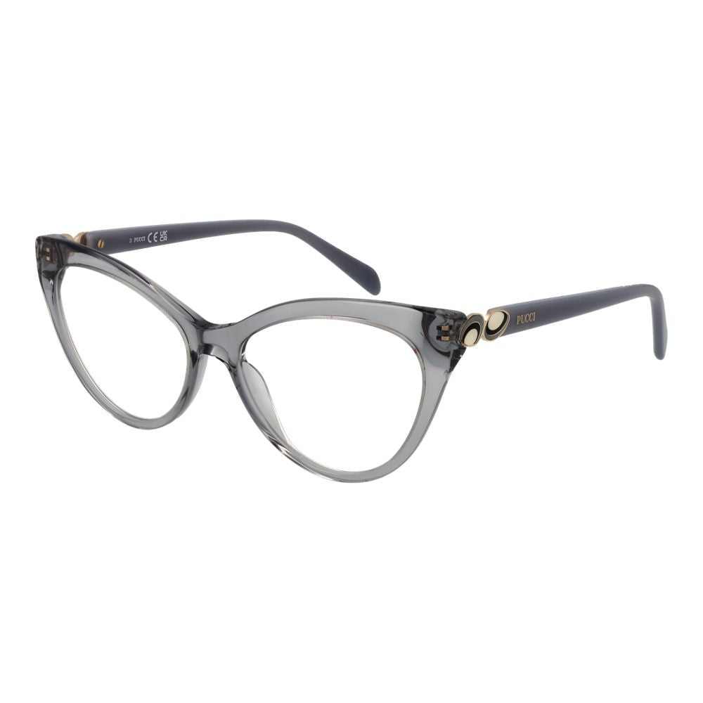Emilio Pucci Gray Acetate Glasses Frames Emilio Pucci
