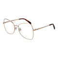 Emilio Pucci gold metal glasses frames with sleek design and clear lenses, stylish eyewear for a modern look.