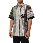Dolce & Gabbana Multicolor Graphic Collared Casual Shirt Dolce & Gabbana