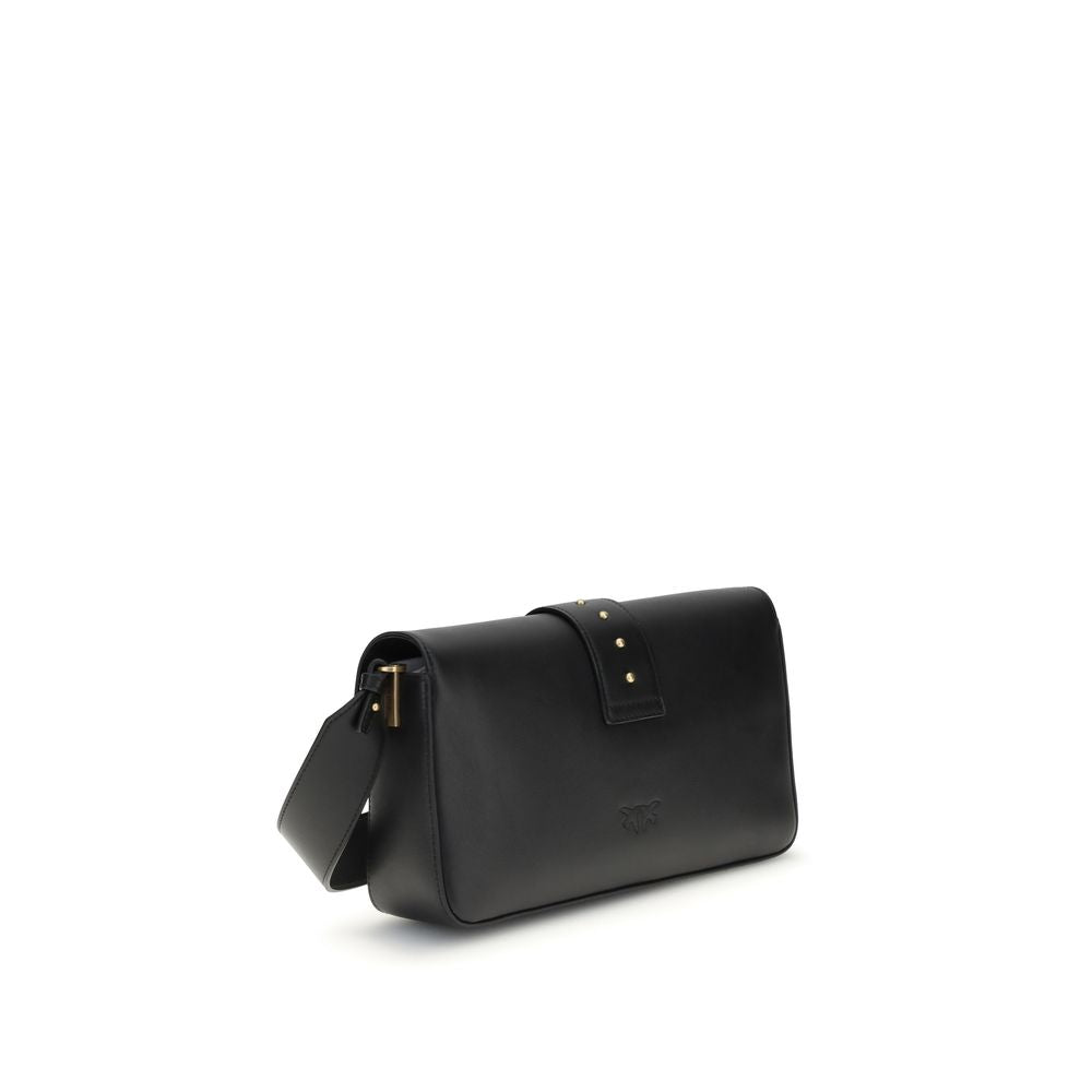 PINKO Black Leather Shoulder Bag PINKO