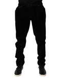 Dolce & Gabbana Black Cotton Slim Fit Denim Trouser Jeans Dolce & Gabbana