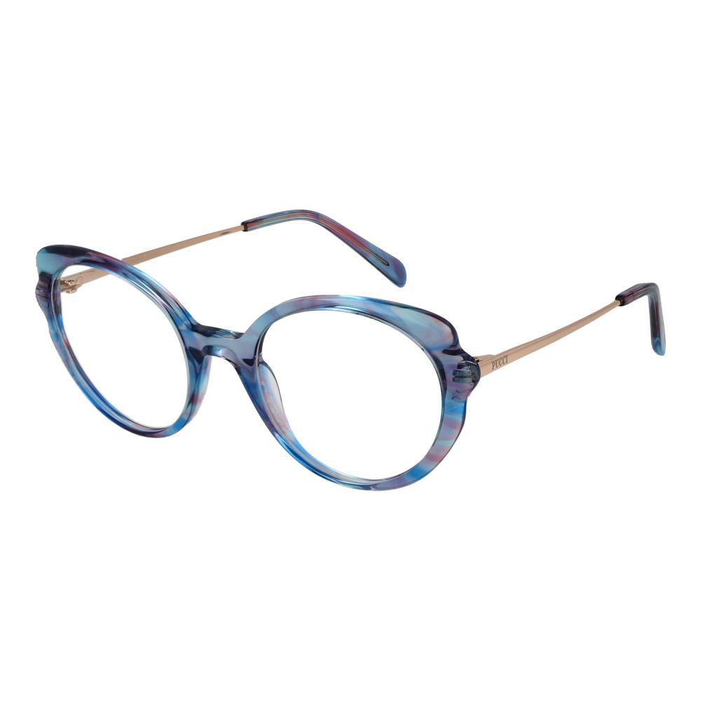 Emilio Pucci Blue Plastic Glasses Frames Emilio Pucci