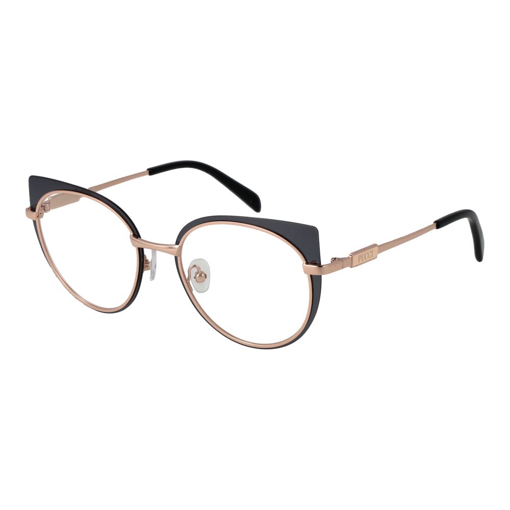 Emilio Pucci Rose Gold Metal Glasses Frames Emilio Pucci