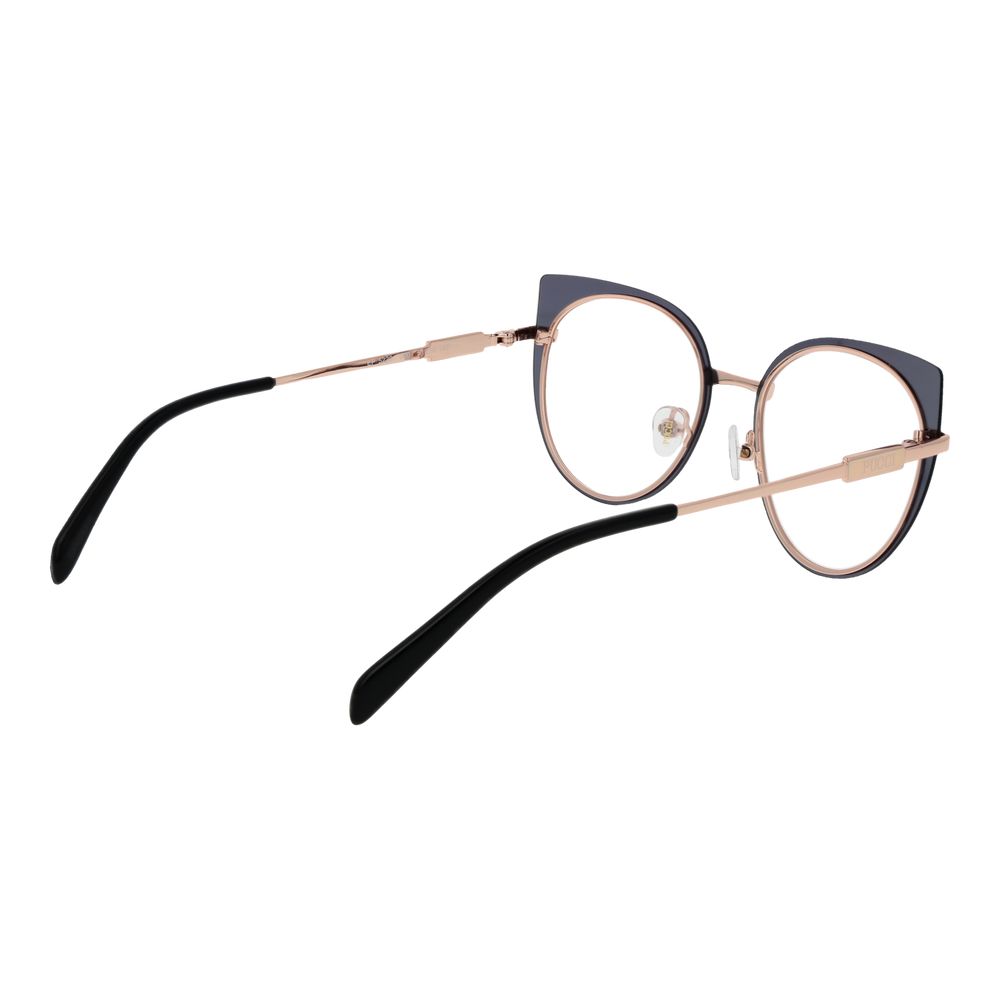 Emilio Pucci Rose Gold Metal Glasses Frames Emilio Pucci