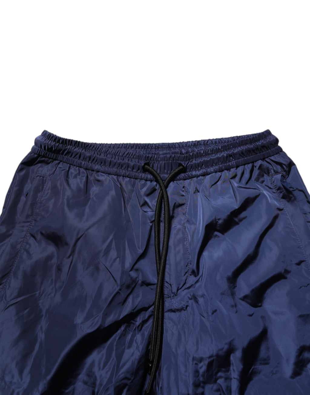 Dolce & Gabbana Blue Nylon Straight Jogger Sweatpants Pants Dolce & Gabbana
